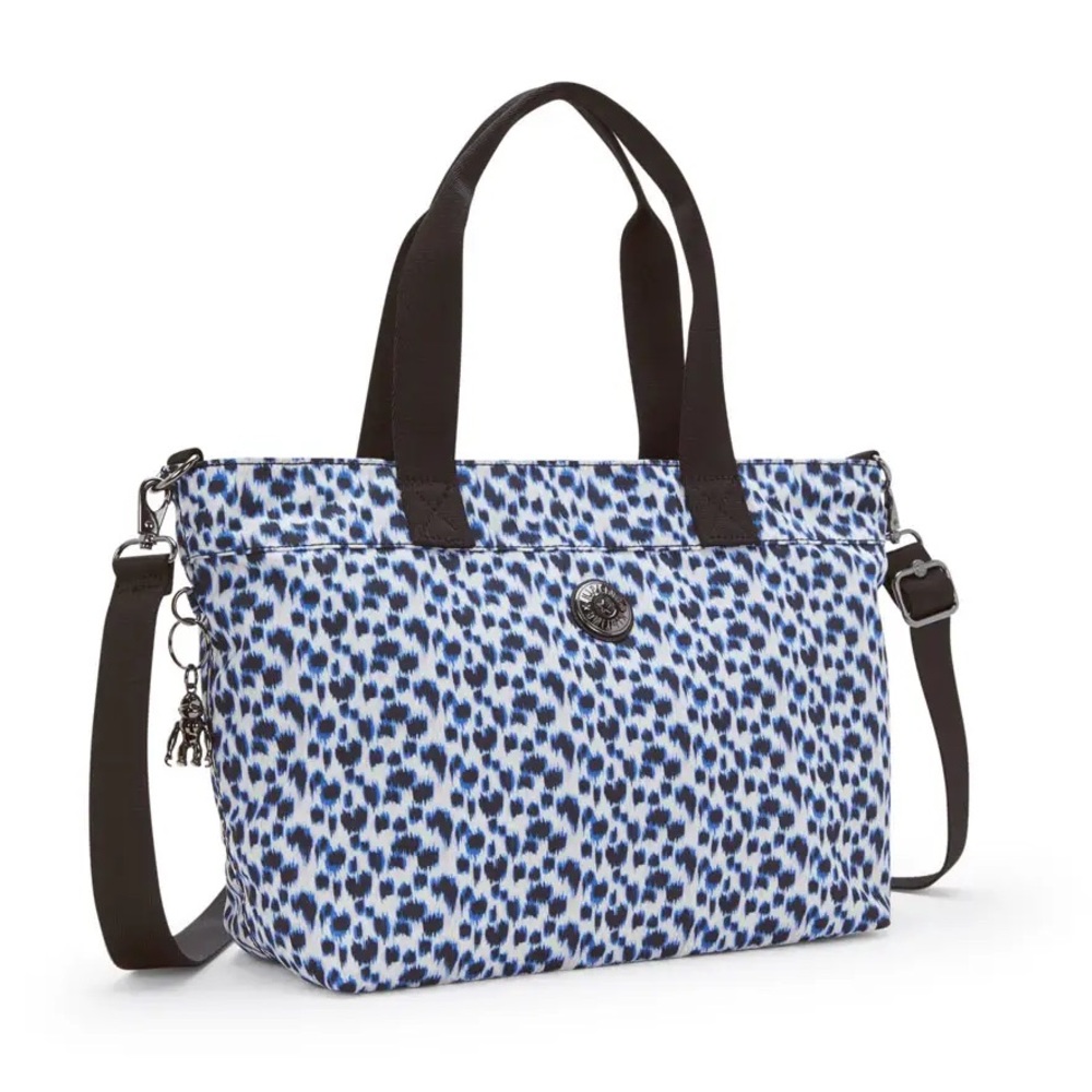 Kipling Black and White Patterned Shoulder Bag